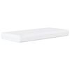 vidaXL Cadre de lit d'angle avec matelas Taupe 90 x 200 cm tissu