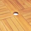 vidaXL Ensemble &agrave; manger de jardin 5 pcs Bois de teck massif