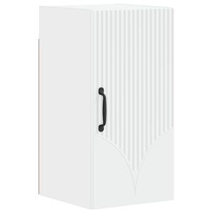 vidaXL Armoire murale de salle de bain HOORN Blanc 30 x 31 x 59 cm