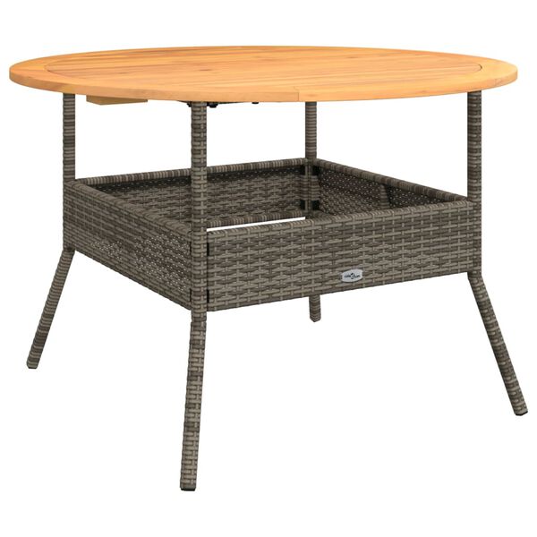 vidaXL Salon de jardin 2 pcs avec coussins Gris R&eacute;sine tress&eacute;e