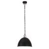 vidaXL Lampe suspendue industrielle vintage 25 W Noir Rond 31 cm E27