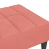 vidaXL Repose-pied Rose 78x56x32 cm Velours