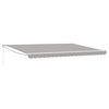 vidaXL Auvent r&eacute;tractable Gris clair 450 x 300 x 165 cm