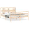 vidaXL Cadre de lit sans matelas 160x200 cm bois massif