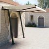 vidaXL Auvent manuel r&eacute;tractable avec LED 3,5x2,5 m Cr&egrave;me
