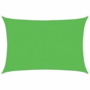 vidaXL Voile d'ombrage 160 g/m&sup2; Vert clair 2x2,5 m PEHD