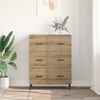 vidaXL Buffet avec tiroir Ch&ecirc;ne artisanal 69,5 x 34 x 90 cm