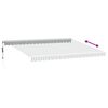vidaXL Auvent r&eacute;tractable automatique anthracite et blanc 450x350 cm