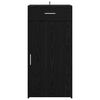 vidaXL Buffet Ch&ecirc;ne noir 42,5 x 40 x 93 cm Bois d'ing&eacute;nierie