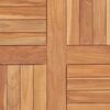 vidaXL Dessus de table Bois de teck solide 60x60x2,5 cm
