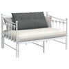 vidaXL Coussin de Dos Gris fonc&eacute; 100 x 19 x 50 cm tissu