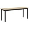 vidaXL banc Ch&ecirc;ne Sonoma 110 x 35 x 45 cm Bois d'ing&eacute;nierie