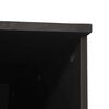 vidaXL Armoire de salle de bain avec tiroir Noir 38 x 33 x 160 cm