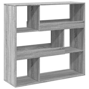 vidaXL Biblioth&egrave;que/S&eacute;parateur de pi&egrave;ce sonoma gris 100x33x94,5 cm