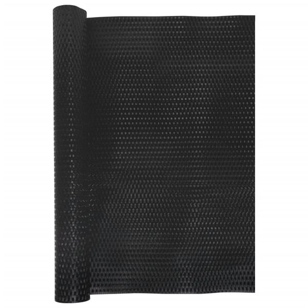 vidaXL Paravent de balcon noir 400x90 cm r&eacute;sine tress&eacute;e