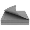 vidaXL B&acirc;che avec &oelig;illets Gris clair 2 x 3 m 260 gsm PE