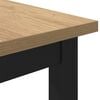 vidaXL table Ch&ecirc;ne artisanal 100 x 50 x 76,5 cm