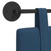 vidaXL T&ecirc;te de lit suspendue Montage mural Bleu 130 x 55 x 5 cm tissu