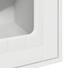 vidaXL Maison pour chat Blanc 53 x 52 x 62 cm Bois d'ing&eacute;nierie