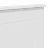 vidaXL T&ecirc;te de lit Blanc 180 cm Bois d'ing&eacute;nierie