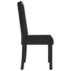 vidaXL Chaises &agrave; manger lot de 2 noir velours