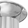 vidaXL Extension de Conduit Argent&eacute; 25 x 25 x 65 cm Acier inoxydable