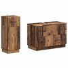 vidaXL Ensemble de 2 meubles de salle de bain HOORN Bois ancien