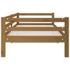 vidaXL Lit de jour sans matelas marron miel 90x190 cm bois pin massif