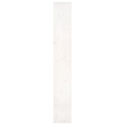 vidaXL Bibliothèque/Séparateur de pièce Blanc 80x30x199,5cm Pin solide