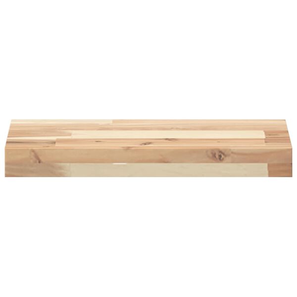 vidaXL &Eacute;tag&egrave;res flottantes 3 pcs 60x20x4 cm acacia massif non trait&eacute;