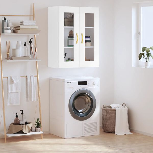 vidaXL Armoire murale blanc 69,5x34x90 cm