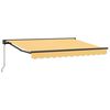 vidaXL Auvent r&eacute;tractable manuel Sable 5 &times; 3,5 m