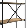 vidaXL &Eacute;tag&egrave;re Ch&ecirc;ne artisanal 80 x 30 x 146 cm Bois d'ing&eacute;nierie