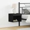 vidaXL Ensemble meuble TV avec LED 2 pcs Ch&ecirc;ne noir 40 x 30 x 30 cm