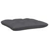 vidaXL Salon de jardin 9 pcs avec coussins bois de pin massif