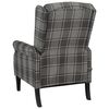 vidaXL Fauteuil inclinable Gris Tissu