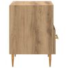 vidaXL Table de chevet avec tiroir 2 pcs Marron 40 x 35 x 47,5 cm