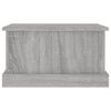 vidaXL Boîte de rangement sonoma gris 50x30x28 cm bois d'ingénierie