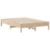 vidaXL Lit bibliothèque sans matelas 140x200 cm bois massif de pin