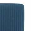 vidaXL Chaises &agrave; manger lot de 2 bleu tissu