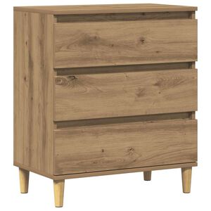 vidaXL Buffet ch&ecirc;ne artisanal 60x35x70 cm bois d'ing&eacute;nierie
