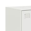vidaXL Buffet blanc 67x39x107 cm acier