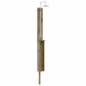 vidaXL Douche d'ext&eacute;rieur 246 cm Naturel