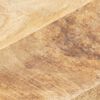 vidaXL Dessus de table Bois de manguier solide 15-16 mm 80x80 cm