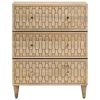vidaXL Armoire lat&eacute;rale 60x33x75 cm bois massif de manguier