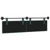 vidaXL T&ecirc;te de lit suspendue Vert fonc&eacute; 170 x 55 x 7 cm tissu