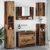 vidaXL Ensemble de mobilier de salle de bain 5 pcs Bois Ancien