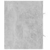 vidaXL Ensemble de meubles de salle de bain 2 pcs Gris b&eacute;ton Agglom&eacute;r&eacute;