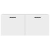 vidaXL Armoire murale blanc 80x36,5x35 cm bois d'ing&eacute;nierie