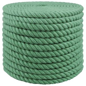 vidaXL Corde en Jute 24 mm Vert Jute 100% Tossa